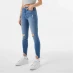 Женские джинcы Jack Wills Wills Aimie Modern Skinny Jeans Rip Mid Blue