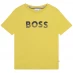 Boss Boss Bold Logo T-Shirt Junior Boys Lime 616