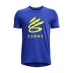 Детская футболка Under Armour Curry Logo T Shirt Junior Boys Versa Blue