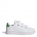 adidas Advantage Base 2.0 Shoes Boys White/ Green