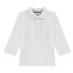 Boss Boss long Sleeve Tonal Polo Shirt Infants White 10B