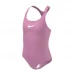Nike Swoosh Swimsuit Junior Girls Pink Spell