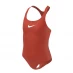 Nike Swoosh Swimsuit Junior Girls Picante Red