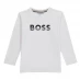 Детская футболка Boss Long Sleeve Bold T-Shirt White 10B