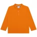Boss Boss Long Sleeve Tonal Polo Shirt Junior Boys Orange 42A