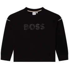 Детский свитер Boss Girl's Signature Crew Sweatshirt