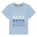Жіноча футболка Boss Boss Multi Lgo Tee In42 Pale Blue 783