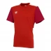 Детская футболка Umbro Training T-Shirt Juniors Vrmillin/Red/Wh