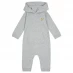 Lyle and Scott Lyle and Scott Hooded Romper Babies Grey