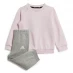 Детский спортивный костюм adidas Babies Crew Jogger Set Pink/Grey