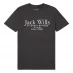 Jack Wills Wills Script T-Shirt Infant Boys Charcoal Grey