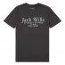 Jack Wills Wills Script T-Shirt Junior Boys Charcoal Grey