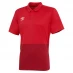Детская футболка Umbro Poly Polo Shirt Juniors Vermillion/Red