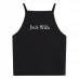 Jack Wills Junior Embroidered Vests Black