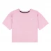 Jack Wills Regular Fit T-Shirt Junior Girls Pink Lady Marl