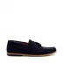 Dune London Bart Loafers Navy Suede