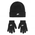 Мужская шапка Nike Clb Hat/Glv Set In09 Black