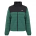 Lacoste Padded Hood Jacket Green SE7