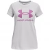 Детская футболка Under Armour Live Sportstyle Graphic Short Sleeve T Shirt Girls Grey/Purple