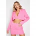 I Saw It First Woven Cropped Blazer Pink
