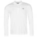 Мужской свитер Lacoste Sleeve Polo Shirt White 001
