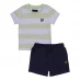 Lyle and Scott Cl St Tee Set Bb99 Lime Cream