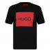 Hugo Dulive Box Logo T Shirt Black 001