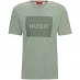 Hugo Dulive Box Logo T Shirt PastelGreen 330