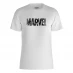 Marvel Marvel Zoom Logo T-Shirt White