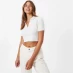 Jack Wills Ribbed Polo Top White