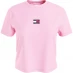 Tommy Jeans Centre Badge T Shirt Fresh Pink