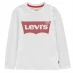 Детская футболка Levis Batwing Long Sleeve T Shirt White 001