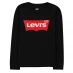 Детская футболка Levis Batwing Long Sleeve T Shirt Black 023