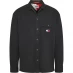 Tommy Jeans TJM CLASSIC SOLID OVERSHIRT Black BDS