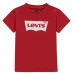 Levis 1st Batwing Logo T Shirt Red R6W