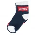 Шкарпетки Levis Levis 3 Pack of quarter Crew Socks Juniors Dress Blue U09