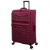 IT Luggage Precursor Expandable 8 Wheel Suitcase Dress Red