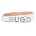 Hugo Hugo Zula Belt 1.5cm Womens Open White