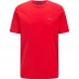 Boss Curved Logo T Shirt Medium Red