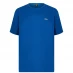Boss Curved Logo T Shirt Med Blue 420