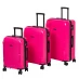 Чемодан на колесах Linea Turin Hard Suitcase, Travel Luggage, PP Suitcase (22inch Cabin Friendly) Light Pink