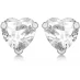 Be You Silver CZ Heart Studs Sterling Silver