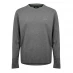Мужской свитер Boss Boss Salbo Curved Sweater Mens Medium Grey 031