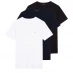 Paul Smith 3 Pack Lounge T Shirts White/Black