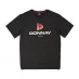 Donnay Cyborg T-Shirt Mens Pitch Black