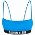 Calvin Klein Tape Bralette Bikini Top Wild Bluebell