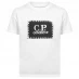 CP COMPANY Boys Stitch Logo T Shirt White 10135