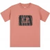 CP COMPANY Boys Stitch Logo T Shirt Cedar Wood 476