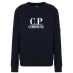 Детский свитер CP COMPANY Boys Lens Logo Sweatshirt Navy 888