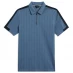 Ted Baker Ted Baker Abloom Zip Polo Shirt Mens Mid-Blue